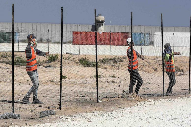 The dusty 10-acre (four hectare) site is right next to the Erez Israel-Gaza crossing, making access possible from both sides