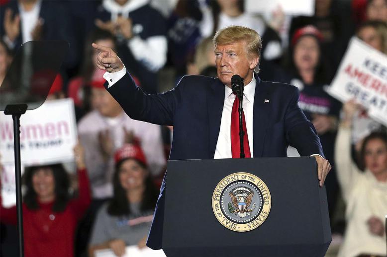 US President Donald Trump 