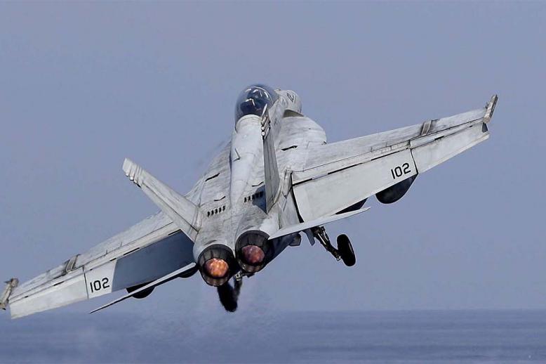 A US fighter jet