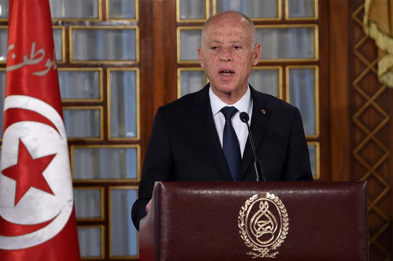 Tunisian President Kais Saied