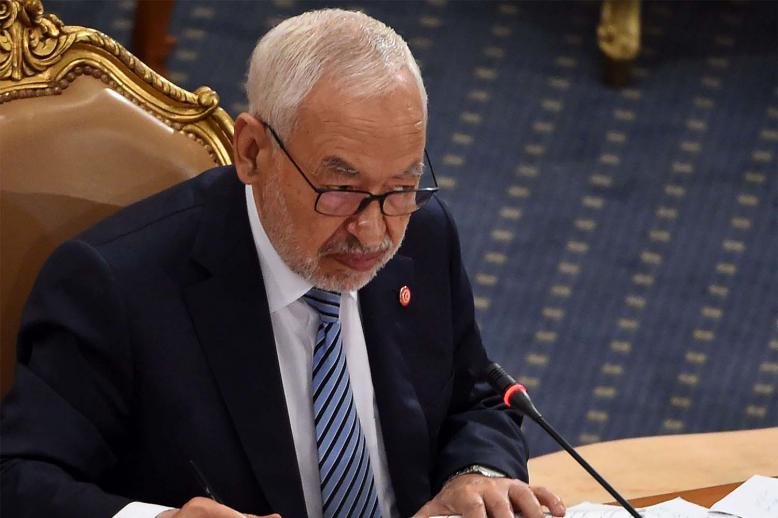Rached Ghannouchi, leader of the Islamist-inspired Ennahdha party