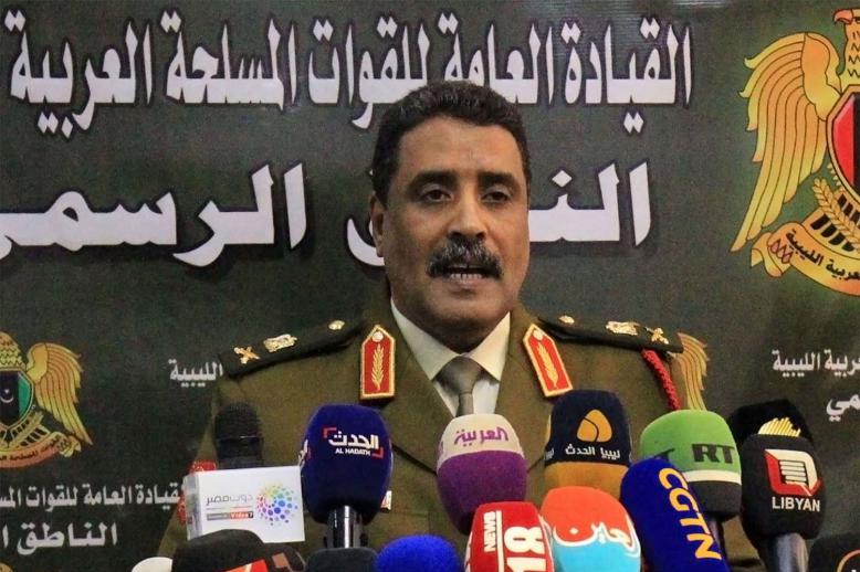 Ahmad al-Mesmari, spokesman for LNA forces