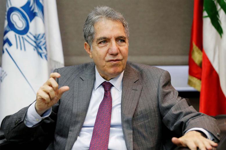 Lebanon's Finance Minister Ghazi Wazni 
