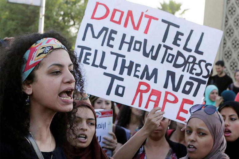 99% of women in Egypt interviewed by the UN in 2013 reported sexual harassment