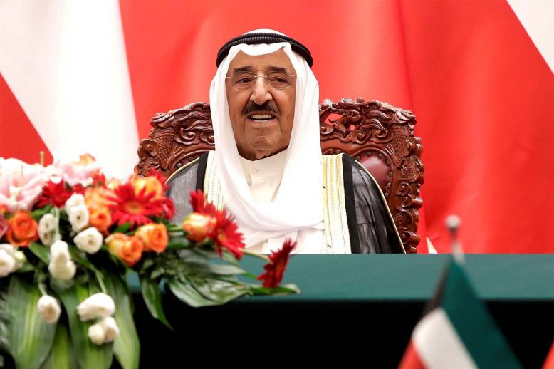 Emir Sheikh Sabah al-Ahmad al-Sabah is in the United States completing medical treatment 