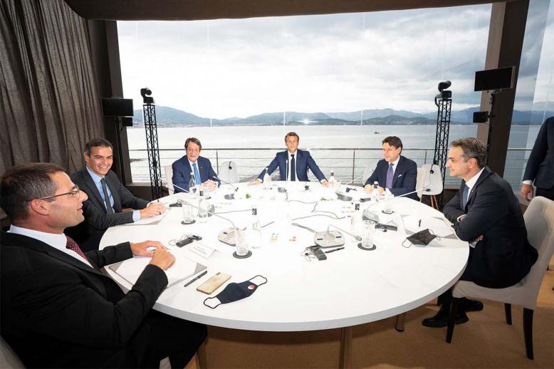 The seven EU members with Mediterranean coastlines reiterated their full support and solidarity with Cyprus and Greece in the face of the repeated infringements on their sovereignty