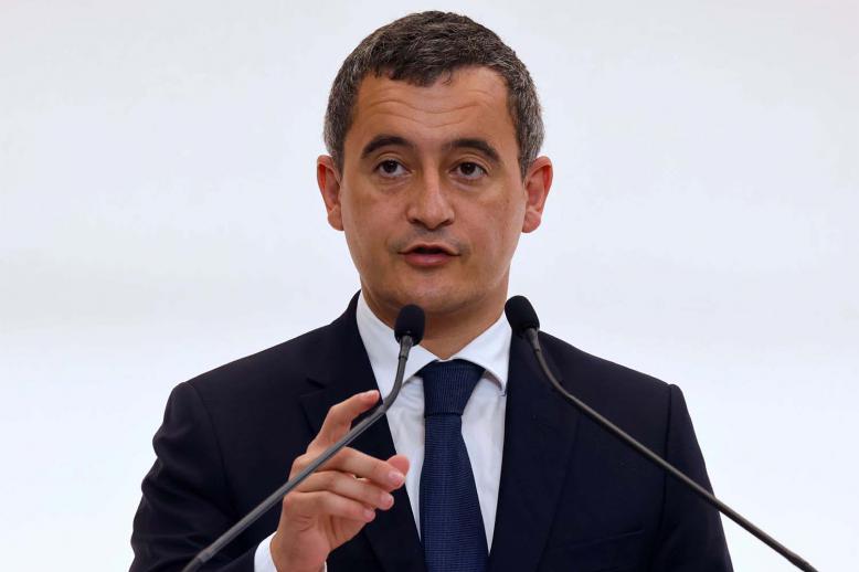 French interior minister Gerald Darmanin