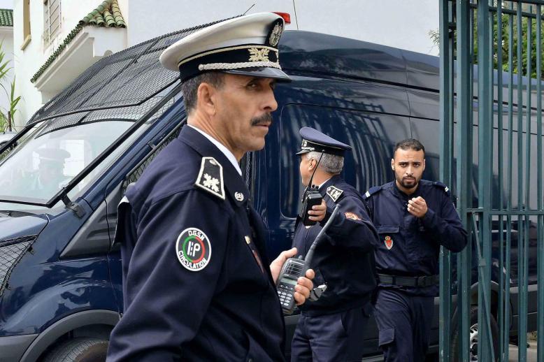 قوات الامن المغربية