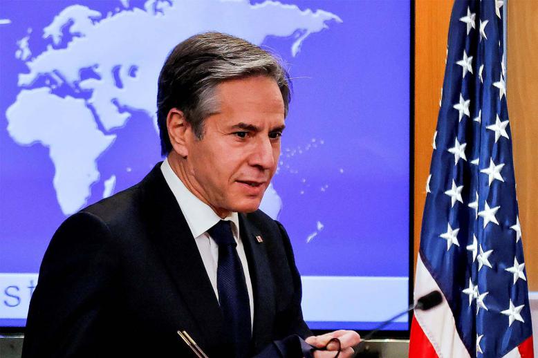 US Secretary of State Antony Blinken 