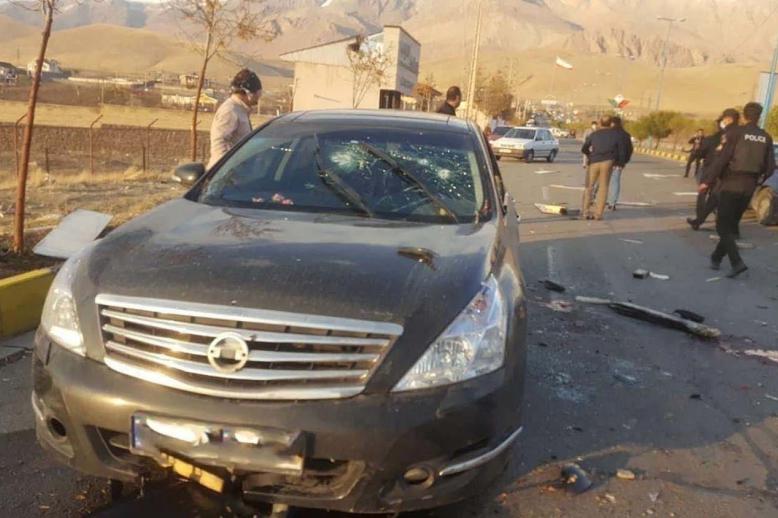 The automated gun was mounted on a Nissan pickup and controlled remotely by Mossad agents 