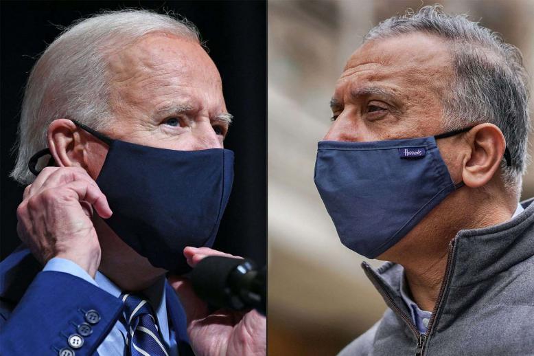 US President Joe Biden and Iraqi Prime Minister Mustafa Al-Kadhimi