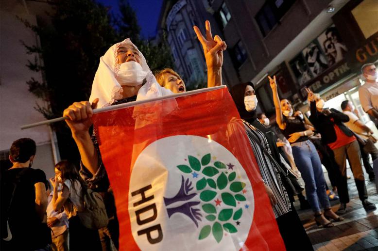 The HDP won 11.7% of the vote in a 2018 parliamentary election 