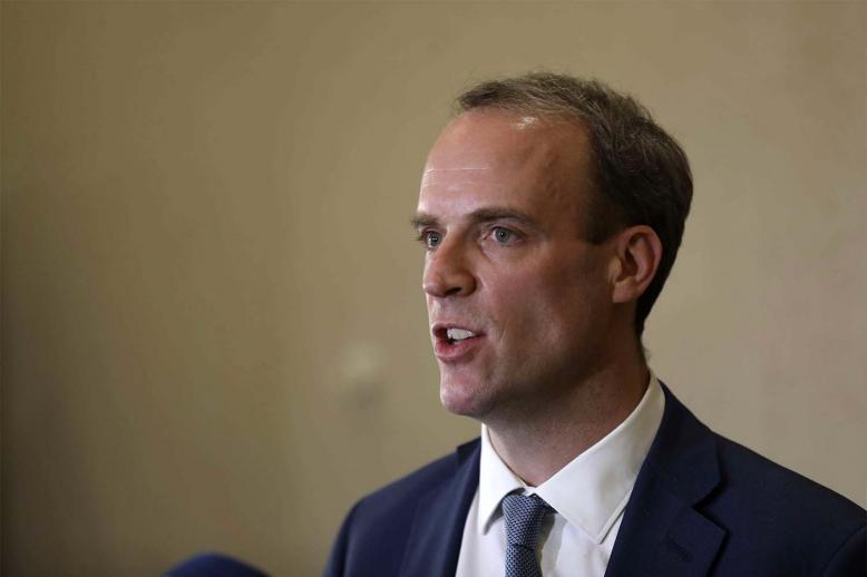 Foreign Secretary Dominic Raab 