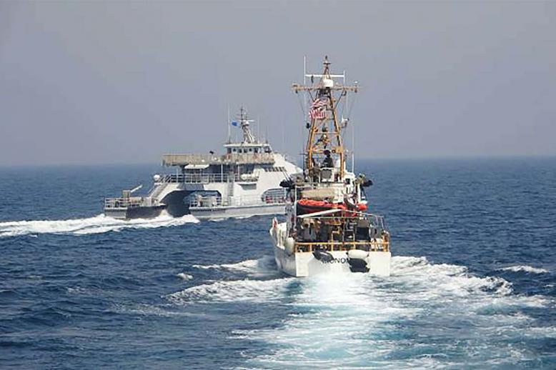 The US Coast Guard units operate out of Bahrain as part of Patrol Forces Southwest Asia