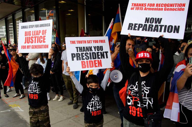 Biden was following through on a campaign promise he made a year ago 