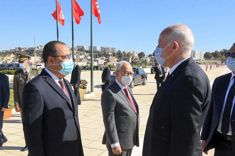 The dispute erupted when Saied refused this year to approve Mechichi's reshuffle 