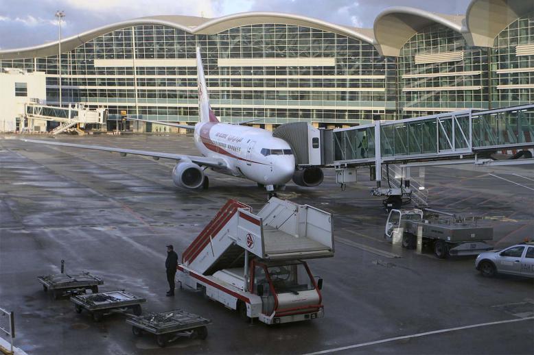 Only five flights a day from and to three local airports