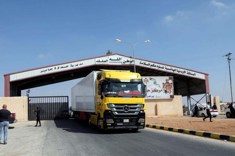 Officials in Jordan and Lebanon have urged the US to ease sanctions on Syria to facilitate trade