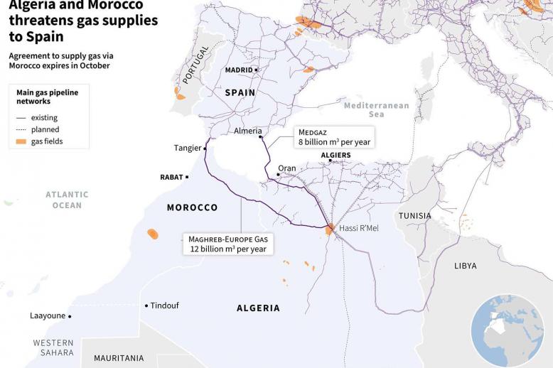 Algeria is Spain's largest gas supplier