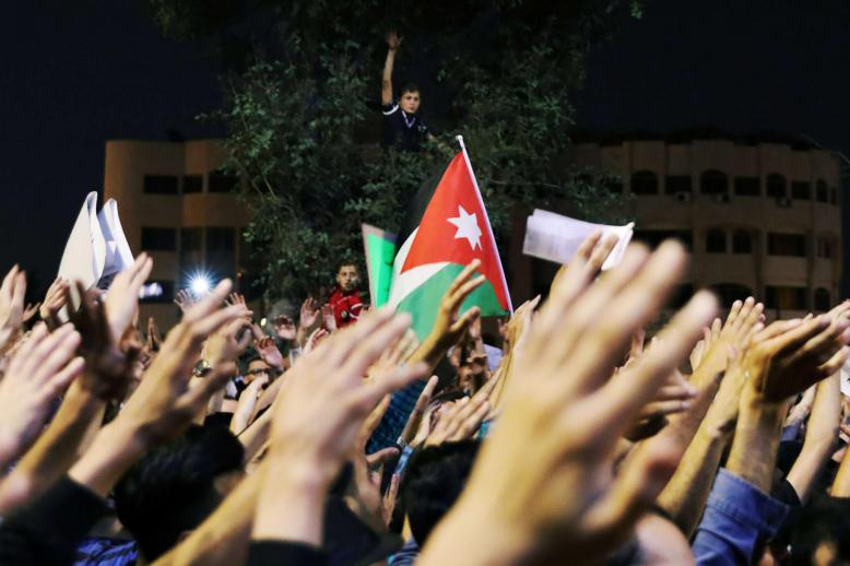 قطاعات من الشعب الاردني ترفض التطبيع مع اسرائيل