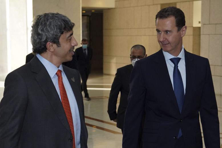 زيارة وزير الخارجية الإماراتي لدمشق خطوة قد قد تفتح الباب أمام اعادة تطبيع العلاقات العربية السورية