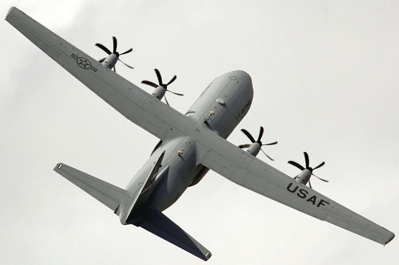Super Hercules C-130 transport aircraft 