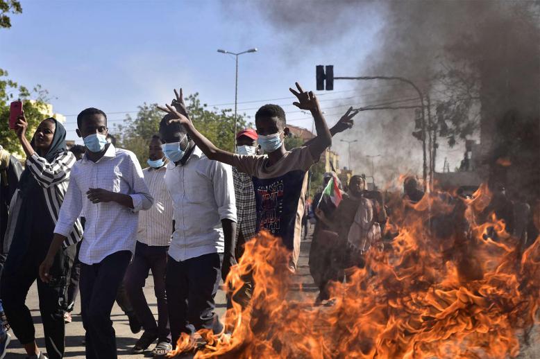 The protest movement insists on a fully civilian government to lead the transition