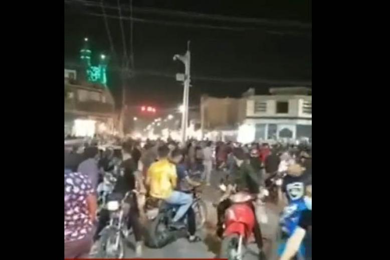 Footage widely circulating on social media showed several other protests in Khuzestan