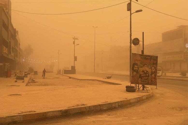 It is the fifth sandstorm to engulf Iraq within a month