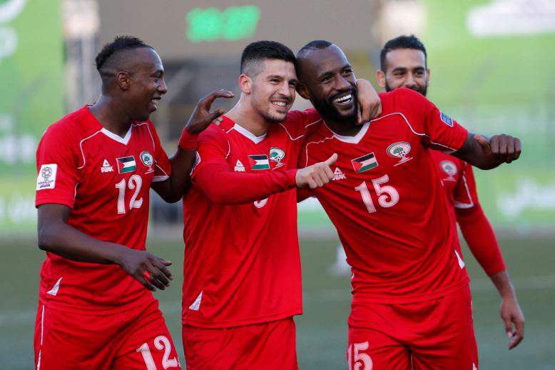 الفوز الثاني تواليا لفلسطين