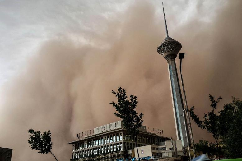 It is the fourth bad sandstorm since mid-April