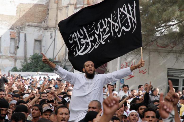مظاهرة نظمها سلفيون بالعاصمة التونسية 