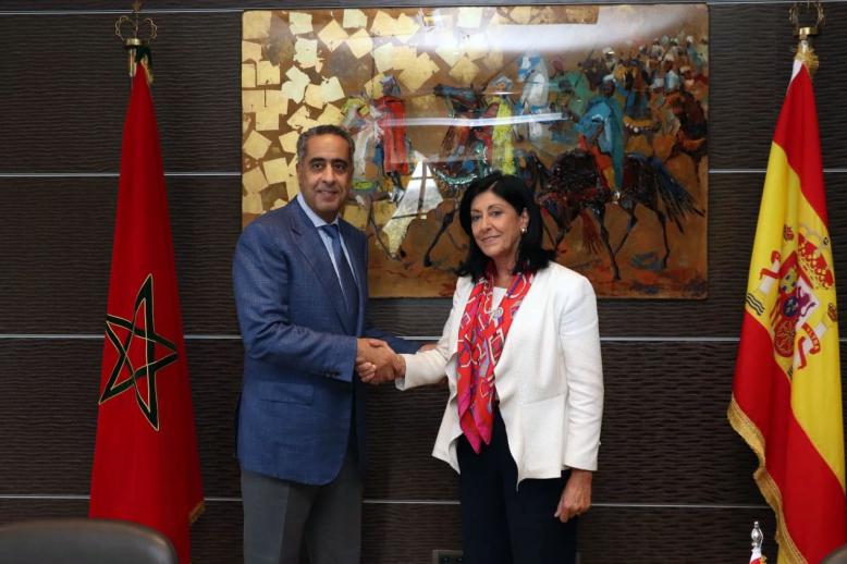 Hammouchi and Llamazares discussed the importance of Moroccan-Spanish cooperation in security and intelligence