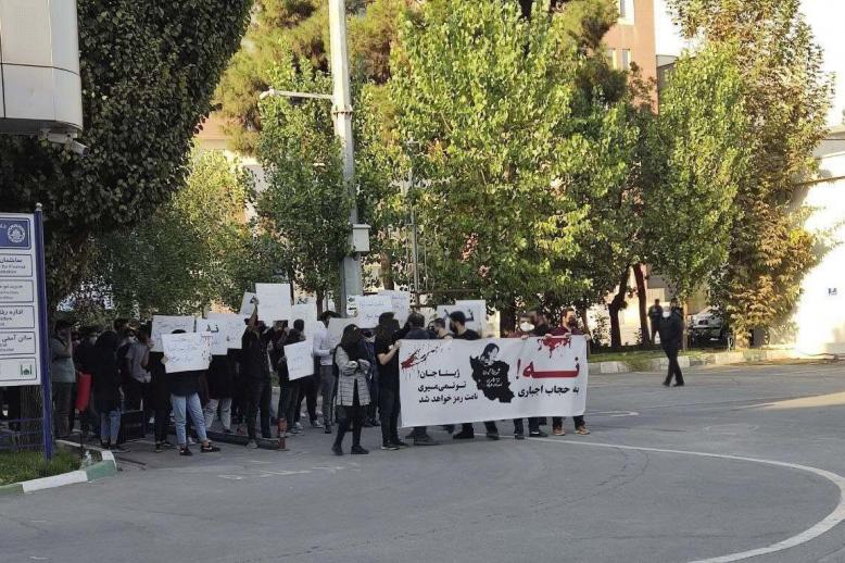 it's safer to protest on campus