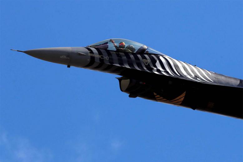 F-16 jets unleashed airstrikes on Kurdish targets in Iraq and Syria