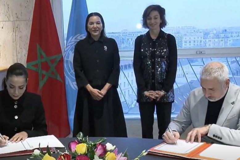 The signing ceremony