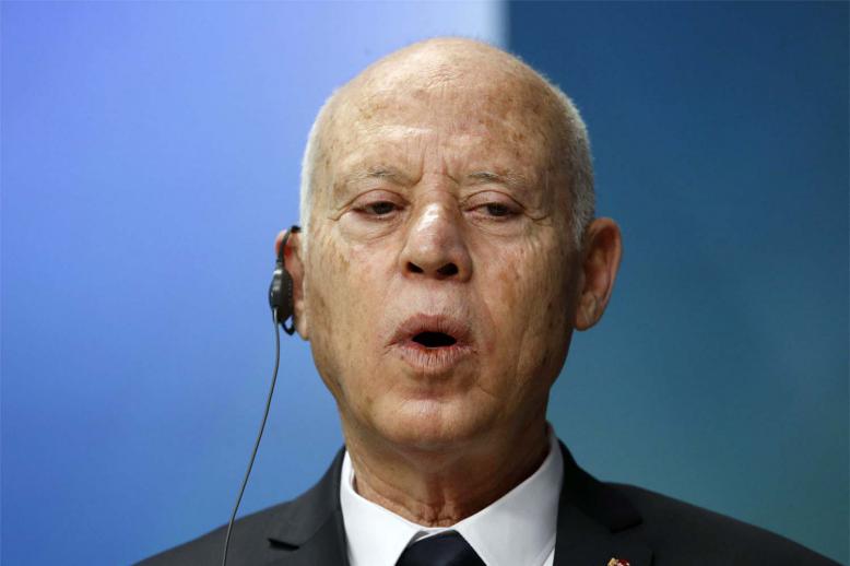 Saied painted his crackdown on illegal migration as being a campaign against human trafficking 
