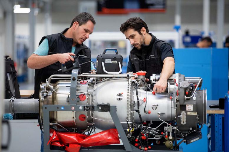 The agreement is for helicopter engine maintenance 