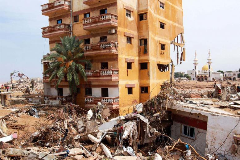 Huge damages caused by the floodings