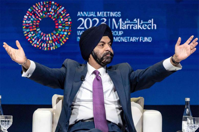 World Bank president Ajay Banga 