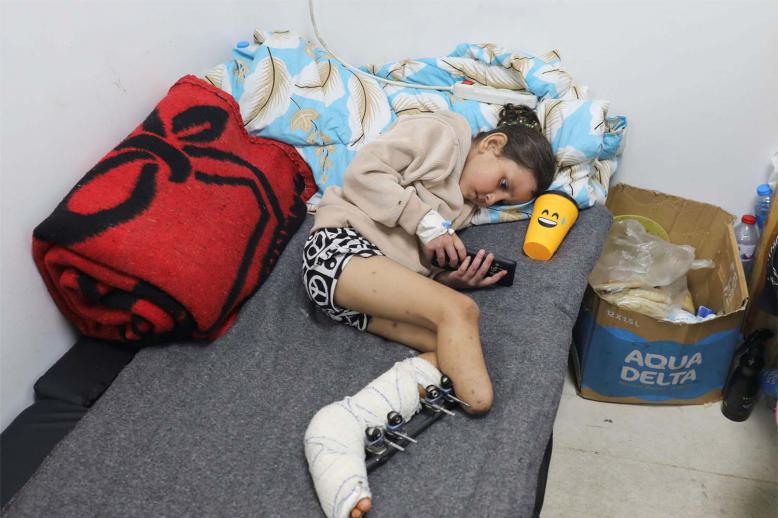 Only about a third of Gaza's hospitals are functioning in any way