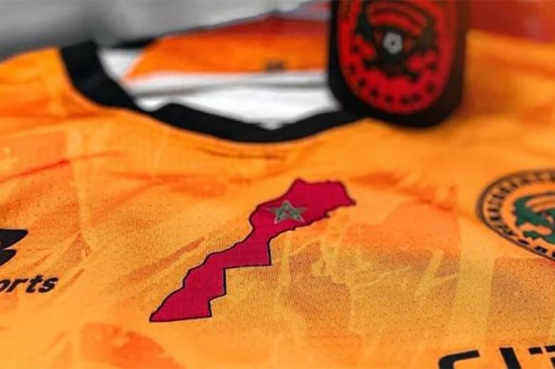 The Moroccan club have worn the motif throughout the Confederation Cup campaign this season 