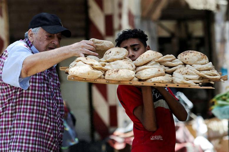 About two-thirds of the population benefit from bread subsidies