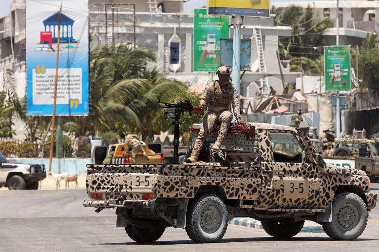 Five soldiers were killed 