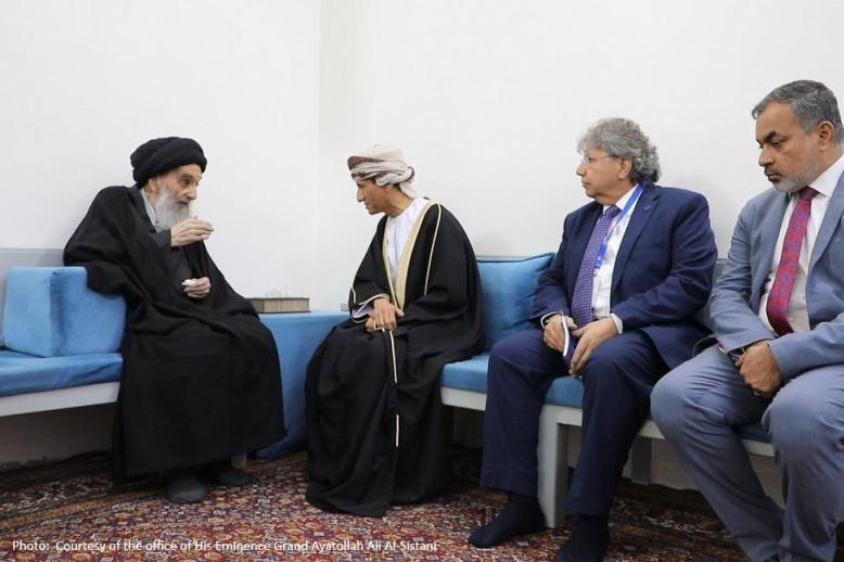 لقاء السيستاني بممثل غوتيريش للمرة الثانية في أقل من شهر ونصف يكشف حجم المخاوف