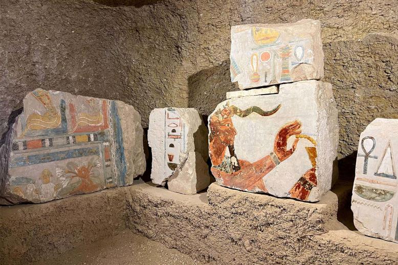 1,500 decorated blocks were uncovered