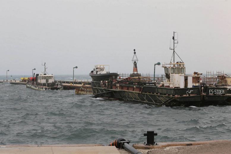 The oil port of Es Sider, Libya