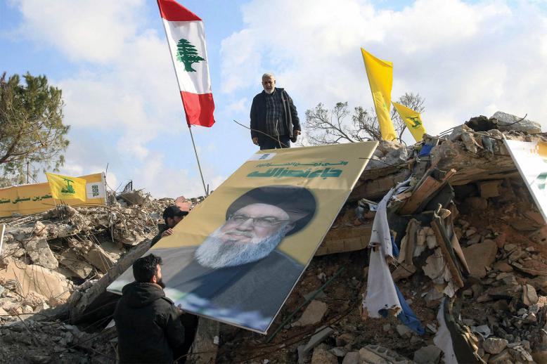 A grand funeral procession for Nasrallah