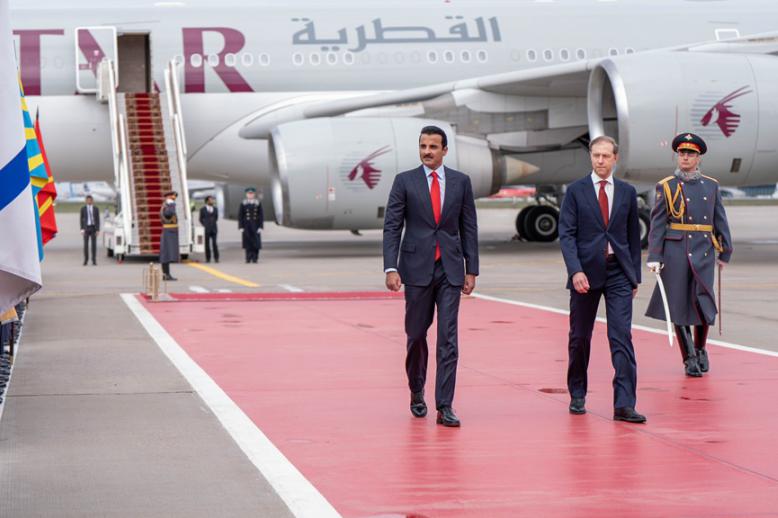 أمير قطر سيناقش ابرام العديد من الاتفاقيات مع الجانب الروسي