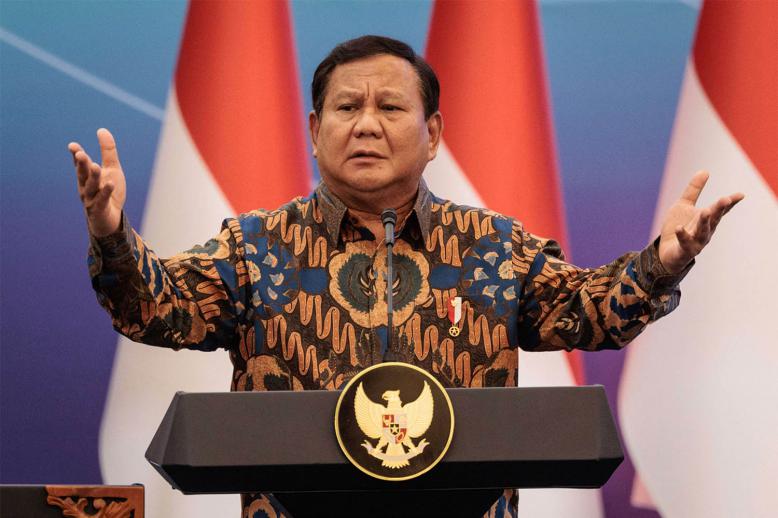 Indonesia's President Prabowo Subianto